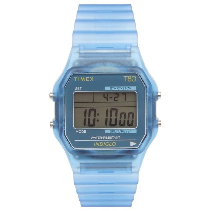 Photo: Timex 80 Translucent Watch in Blue 