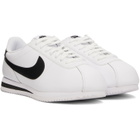 Nike White Cortez Leather Sneakers