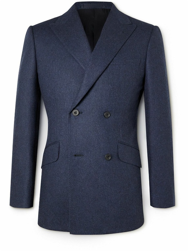 Photo: Kingsman - Wool-Flannel Suit Jacket - Blue