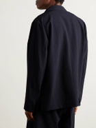 Stòffa - Wool-Seersucker Jacket - Blue