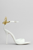 Sophia Webster Aura Sandals In White Leather
