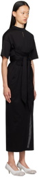 Mame Kurogouchi Black Suvin Midi Dress