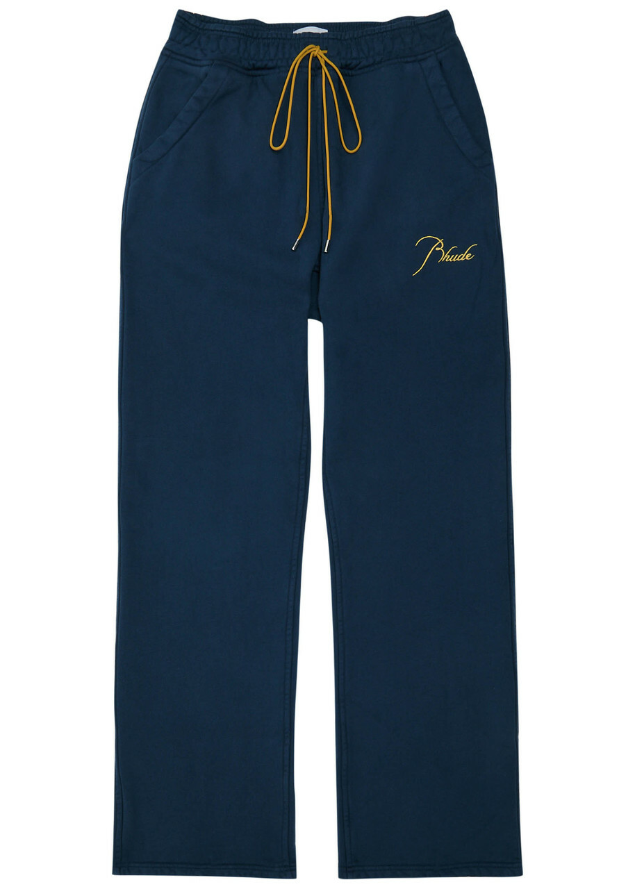 Rhude Classique Cotton Sweatpants Navy