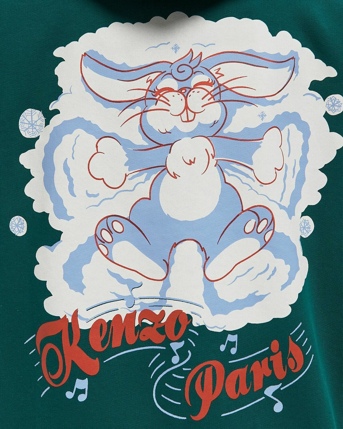 Kenzo ZIP UP HOODIE Green Mens Hoodies/Zipper