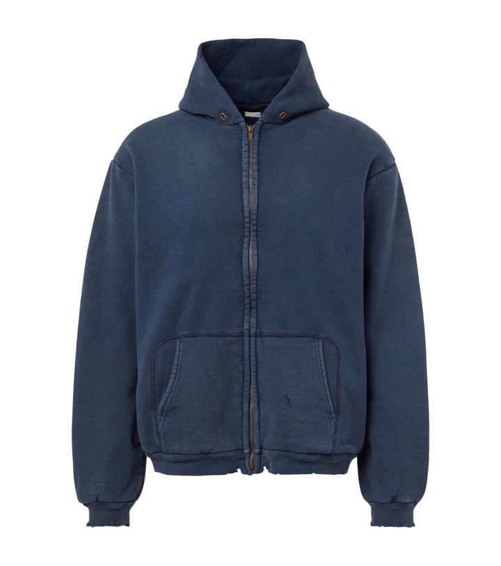Photo: A.Presse Vintage cotton zip-up hoodie