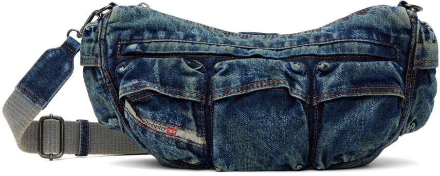 Diesel Blue Re-Edition Travel 3000 X Shoulder Bag Diesel
