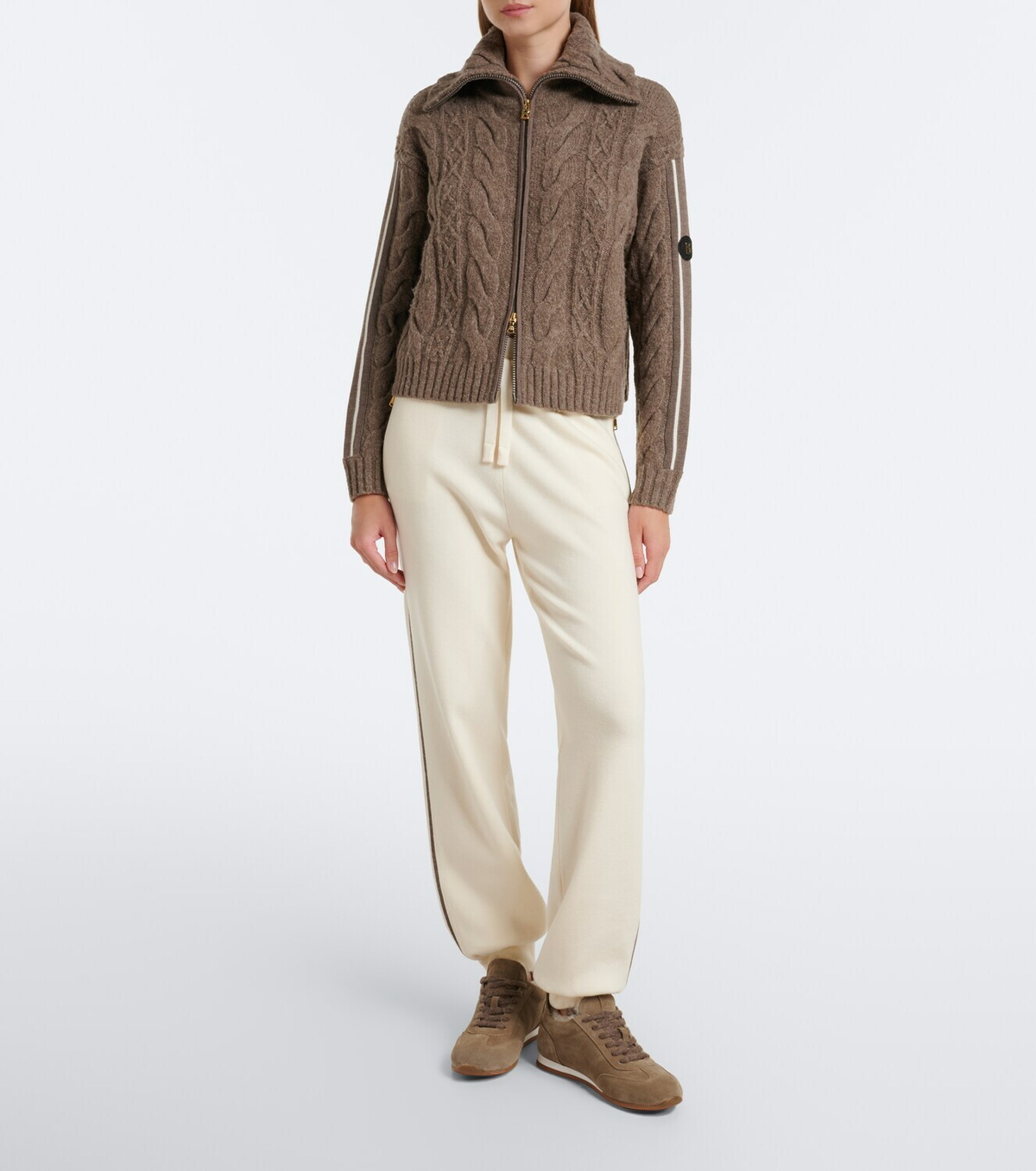 Bogner Valencia shearling-lined suede sneakers