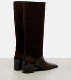 Alaïa 55 leather knee-high boots
