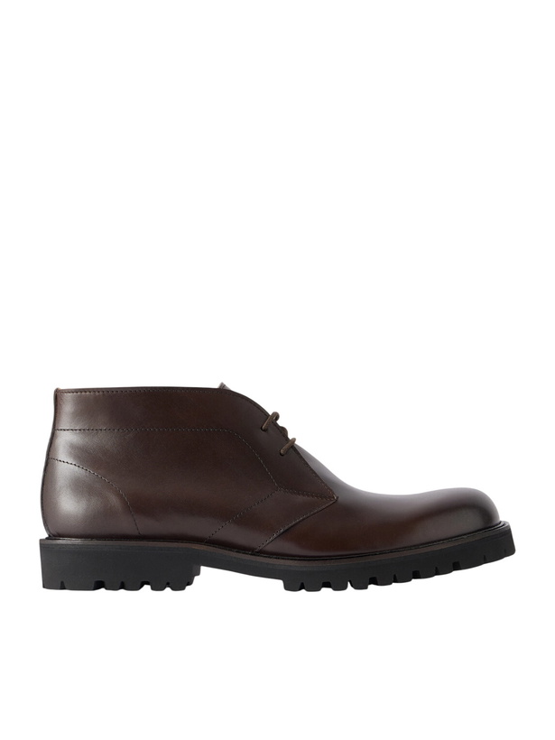 Photo: Mr P. - Leather Desert Boots - Brown