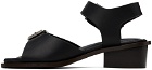 LEMAIRE Black Square 35 Heeled Sandals