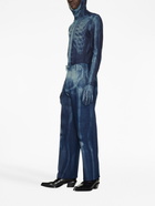 OFF-WHITE - Printed Denim Trousers