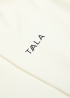 Tala Ultralite Half-zip Stretch-jersey gym top Ivory