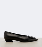 Roger Vivier Pointy leather ballet flats
