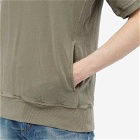 Nonnative Men's Dweller Overdyed Short Sleeve Sweatshirt in Cement