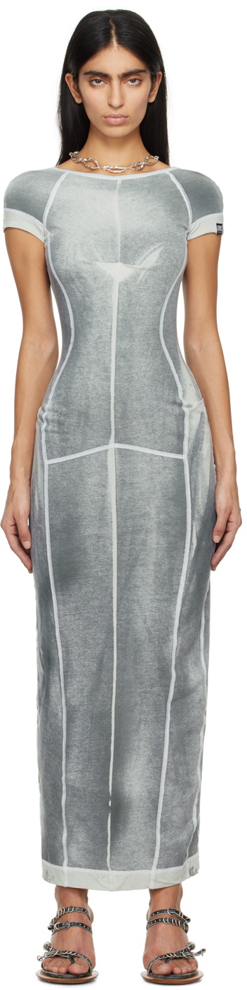 KNWLS Gray Raze Maxi Dress