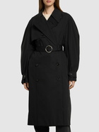 STELLA MCCARTNEY Cotton Gabardine Belted Trench Coat