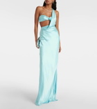 The Sei One-shoulder silk gown