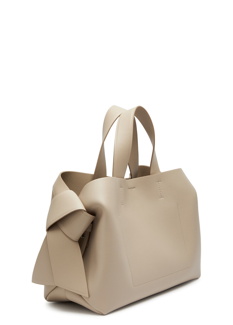 Acne Studios Musubi Leather Tote - Beige - One Size