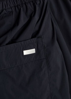 Herno Wide-leg Stretch-nylon Trousers Navy