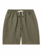 Rubinacci - Straight-Leg Mid-Length Swim Shorts - Green