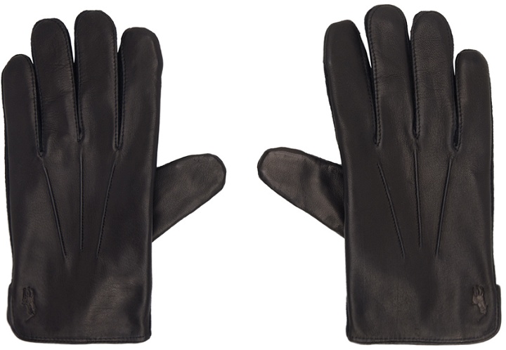Photo: Polo Ralph Lauren Black Hybrid Gloves