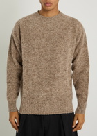 Ymc Suedehead Wool Jumper Beige