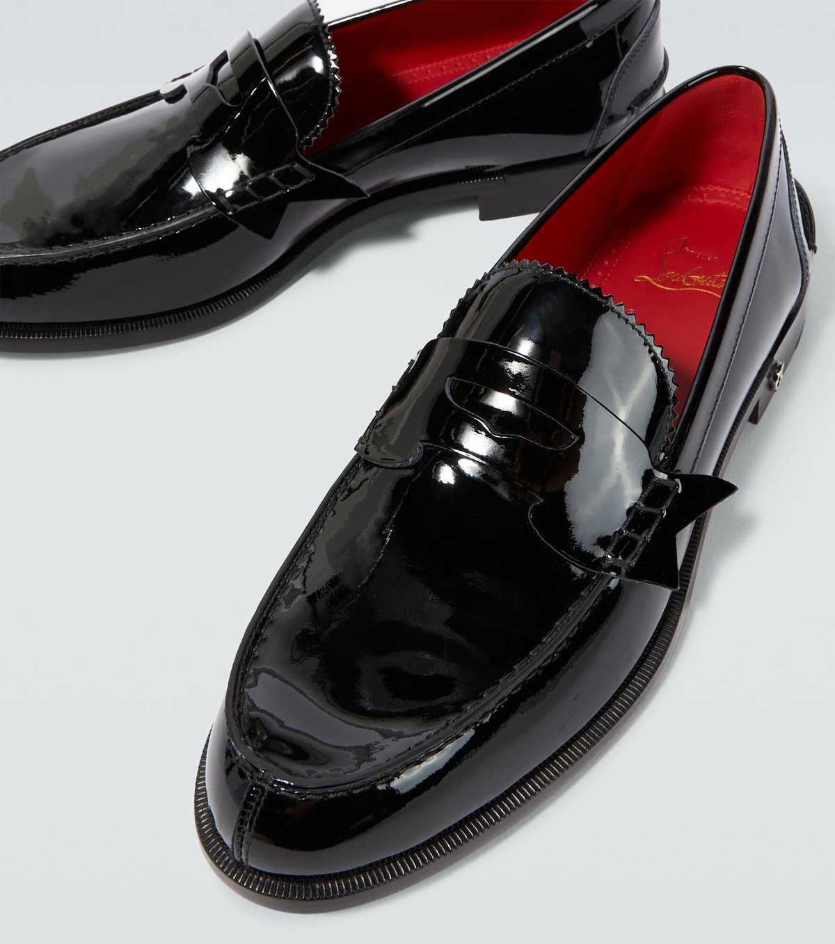 Christian Louboutin - No Penny leather loafers