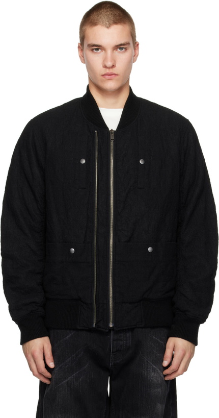 Photo: UNDERCOVER Black UC2F4208 Bomber Jacket
