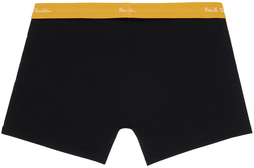 Three-Pack Black Boxers