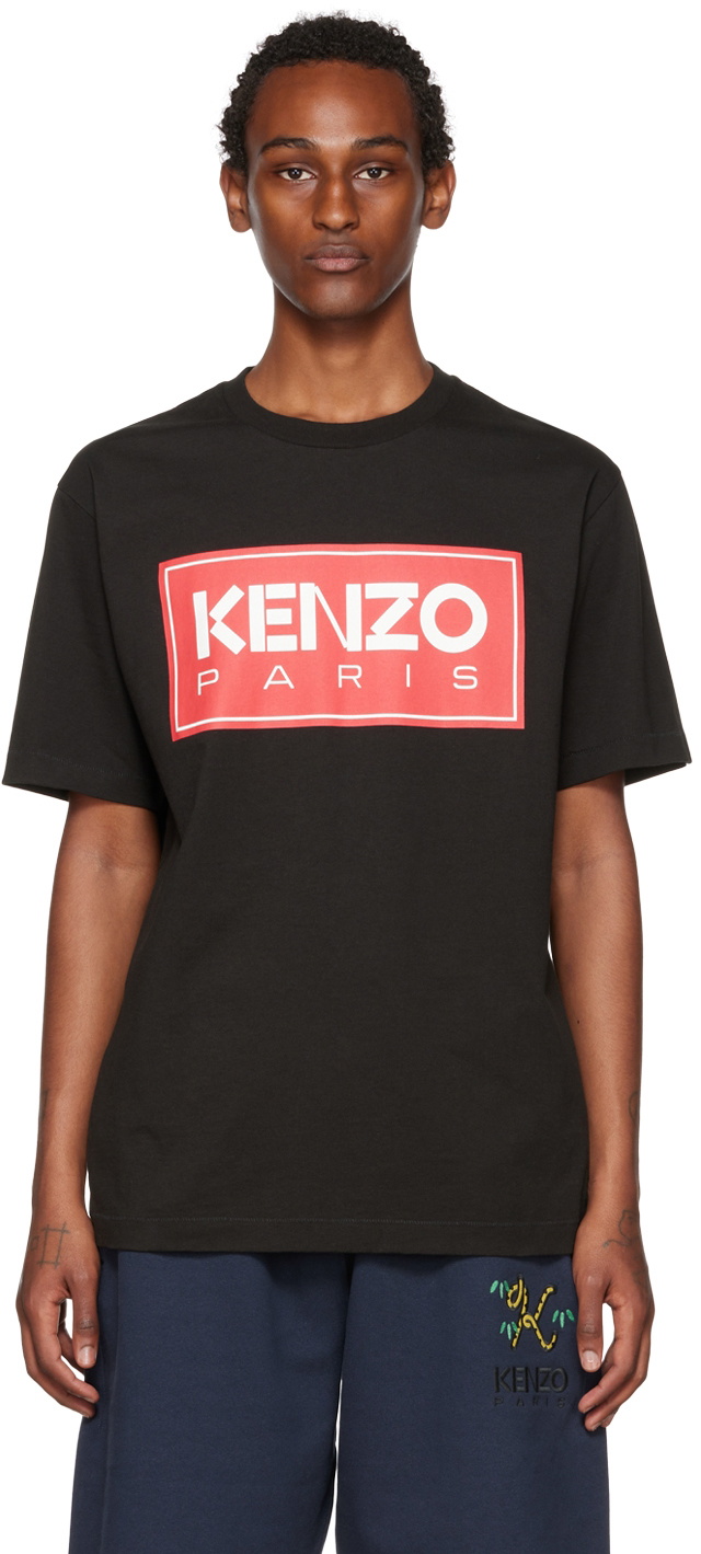 Kenzo Black Cotton T-Shirt main image 0