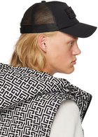 Balmain Black Patch Cap