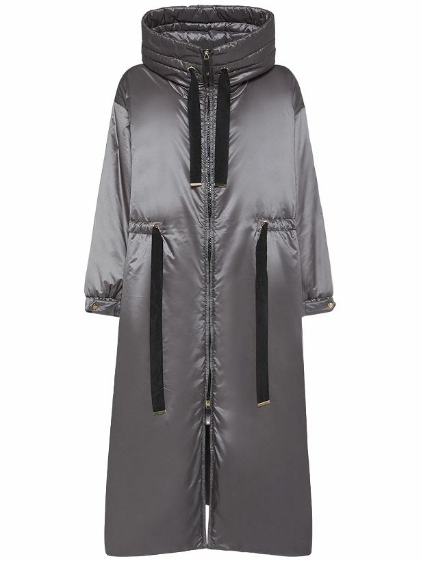 Photo: MAX MARA Klimt Padded Tech Hooded Long Coat