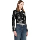 Courrèges Black Reedition Vinyl Jacket