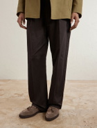 Mr P. - Tasselled Suede Loafers - Brown
