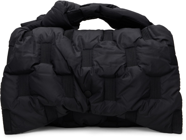 Photo: ISSEY MIYAKE Black Square Cushion Bag