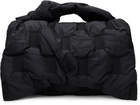 ISSEY MIYAKE Black Square Cushion Bag