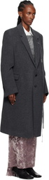Ann Demeulemeester Gray Viv High Comfort Tailored Coat