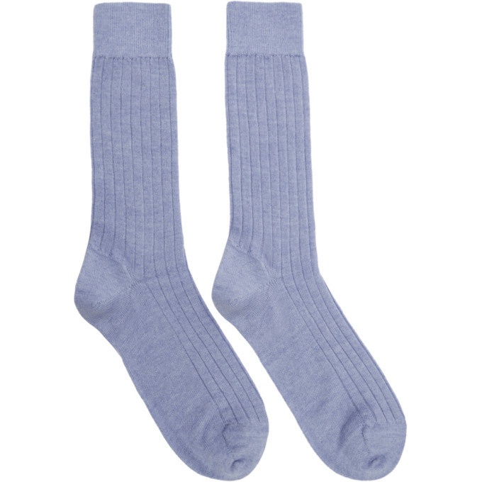 Photo: Sunspel Blue Rib Socks