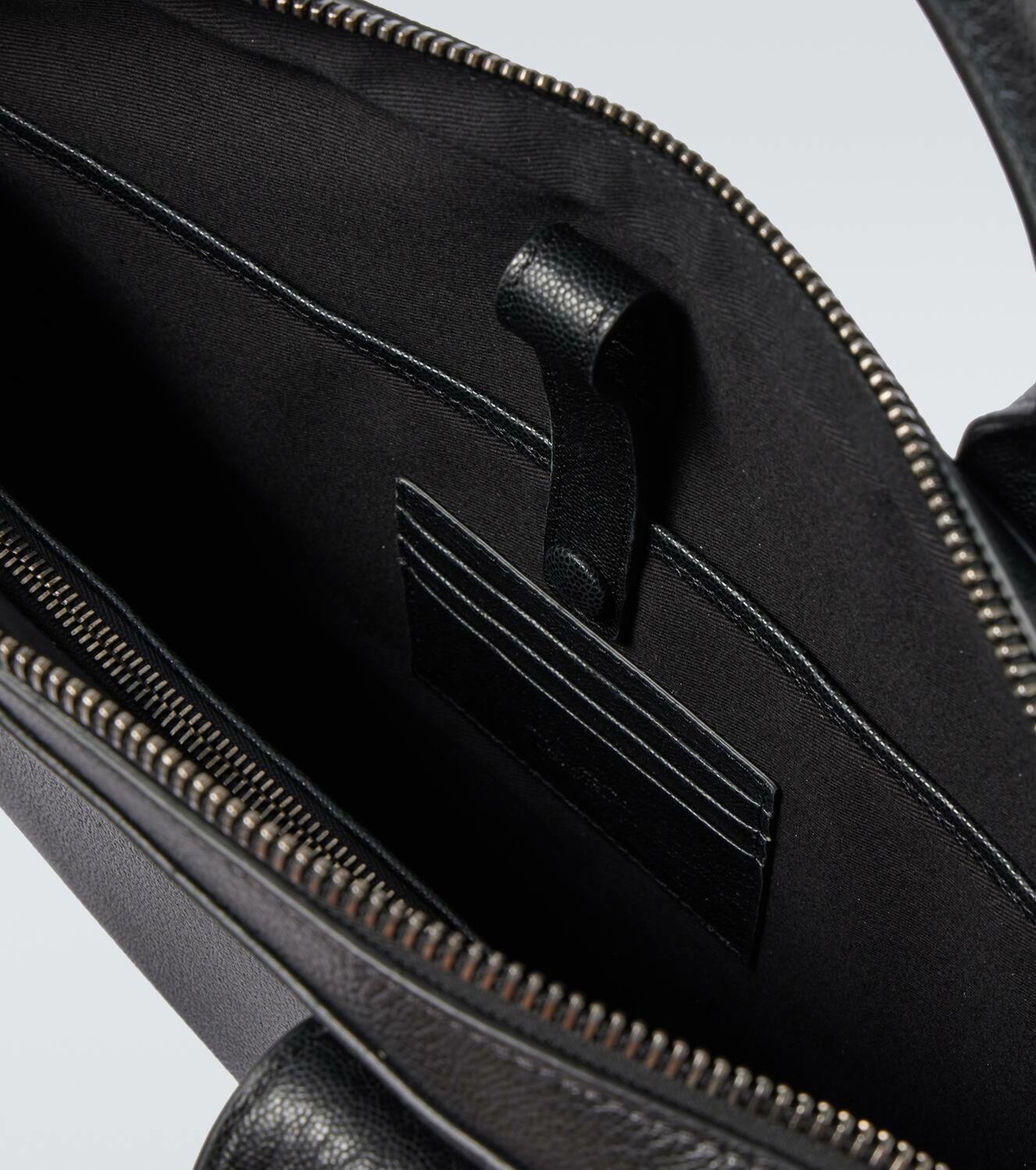 Giorgio Armani Leather briefcase