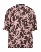 Pt Torino Mens Shirt in Brown