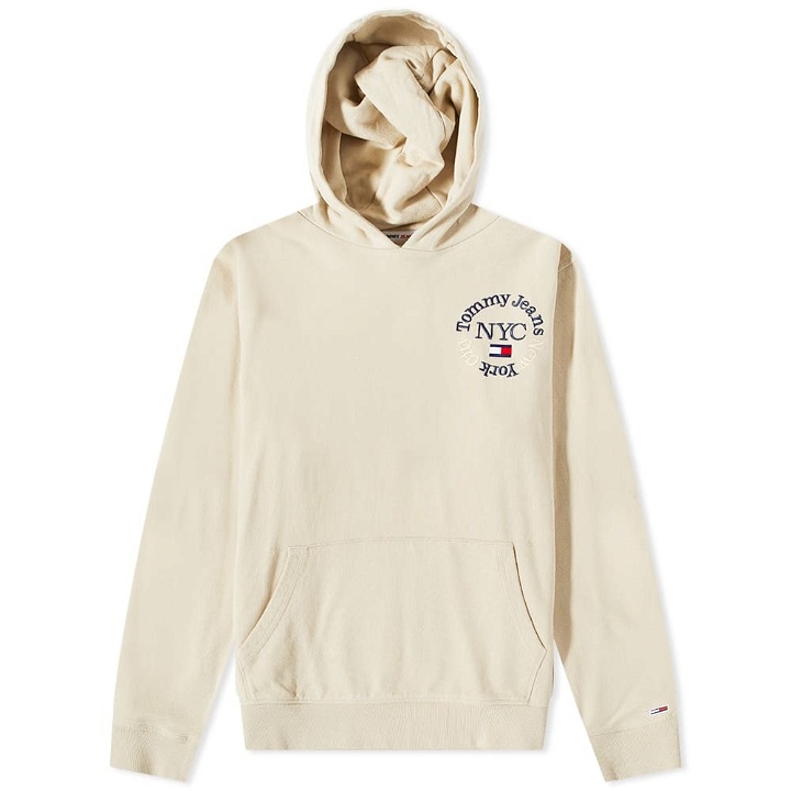 Photo: Tommy Jeans Men's Timeless Circle Hoody in Sand