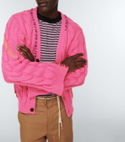 Marni - Cable-knit wool cardigan