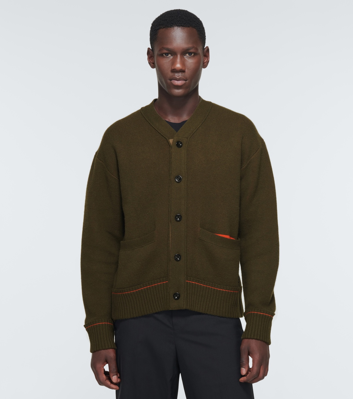 Sacai - Cashmere-blend cardigan Sacai