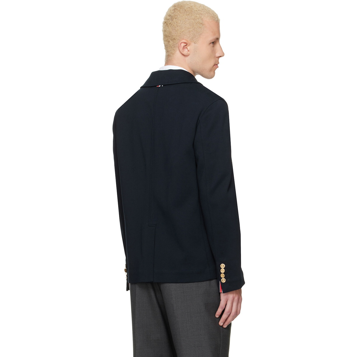 Thom Browne Navy Car Jacket