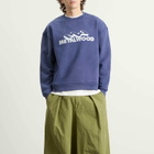 Metalwood Studio Men's Mountaineer Crew Sweatshirt in Navy