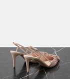 Valentino Garavani VLogo Signature embellished slingback pumps