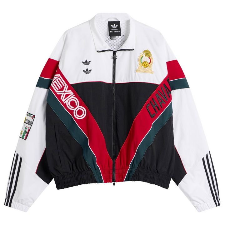 Photo: Adidas x Willy Chavarria Woven Tracktop in White/Black
