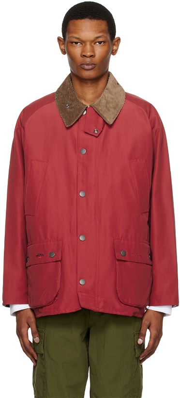 Photo: Barbour Red Noah Edition Bedale Jacket
