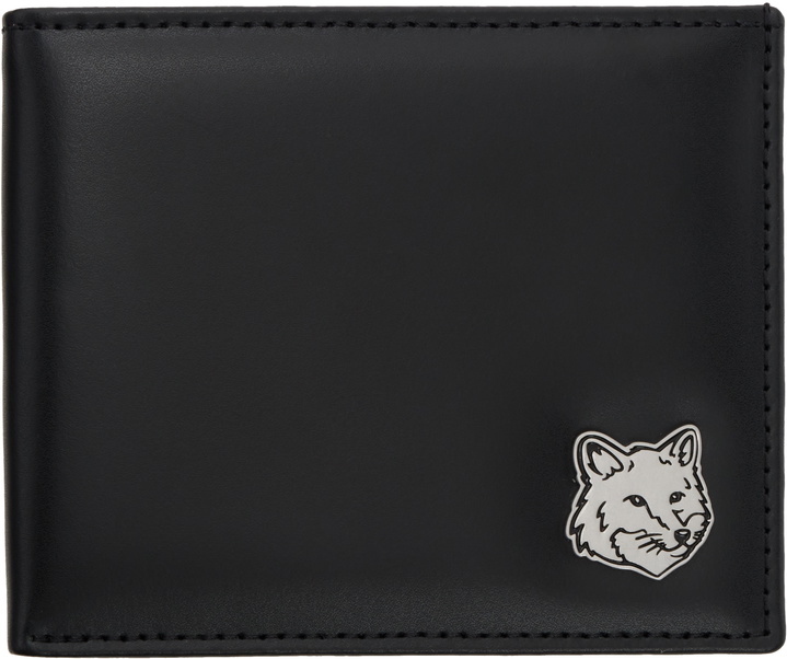 Photo: Maison Kitsuné Black Fox Head Bifold Wallet