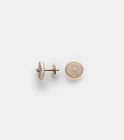 Pomellato Pom Pom Dot 18kt rose gold earrings with mother of pearl and diamonds